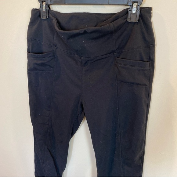 Athleta Metro Legging Pants High Waist 4 Pocket Size Large Black - Picture 2 of 7